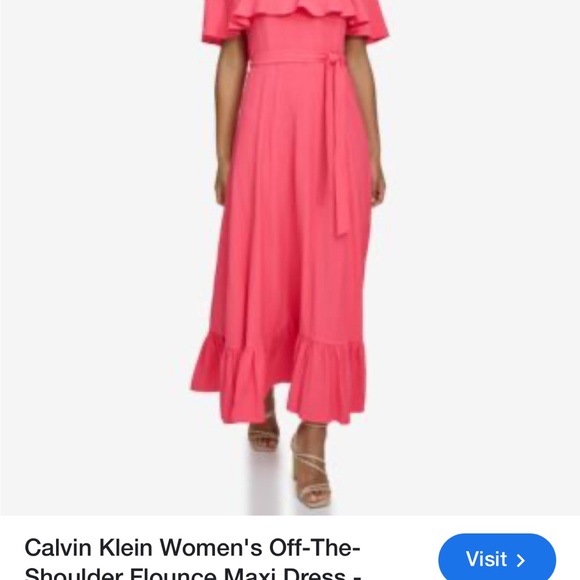 Calvin Klein Maxi Dress - Picture 4 of 10